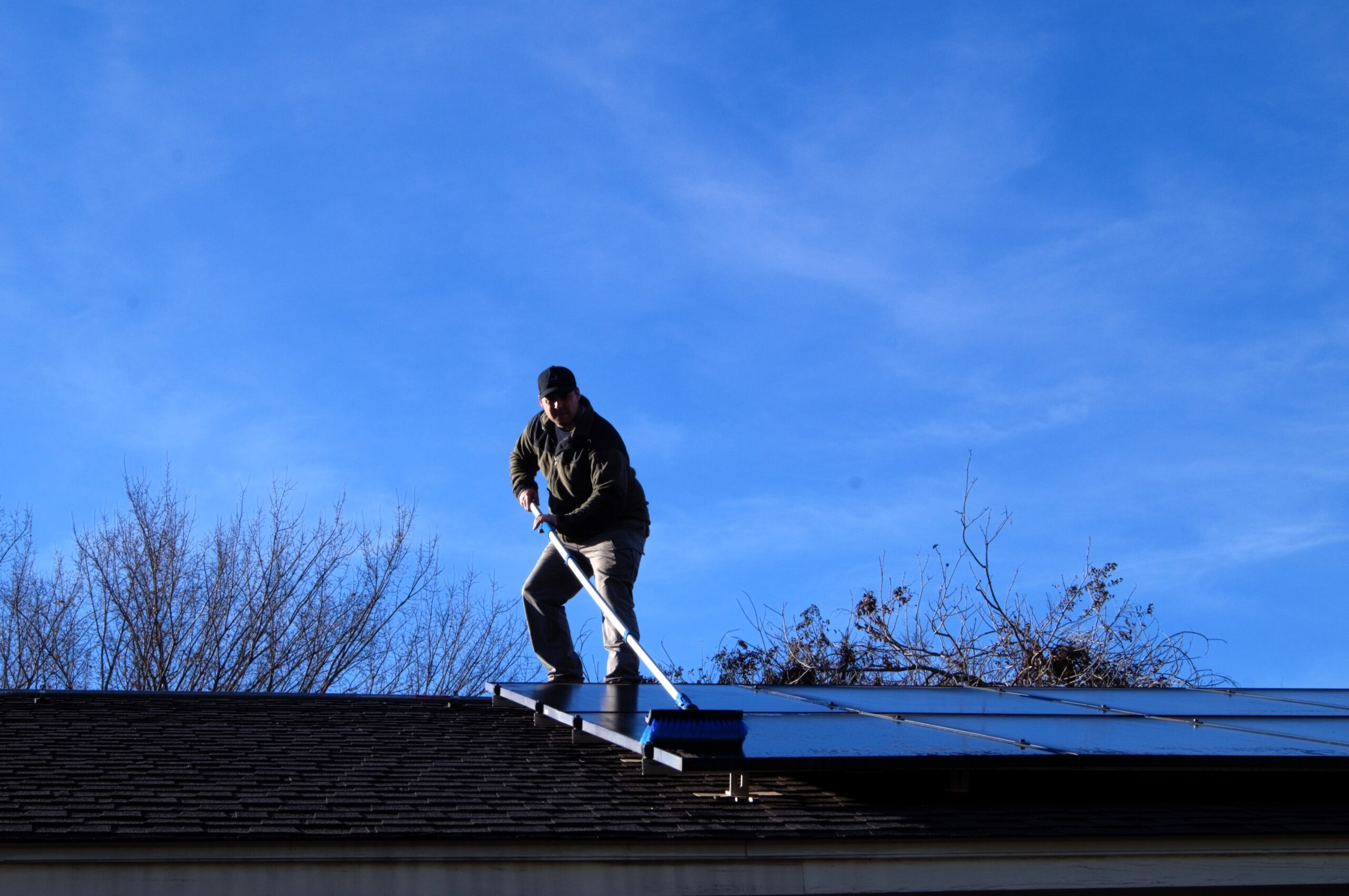 Solar panel cleaning Denton Texas | Ridgeway Gutters