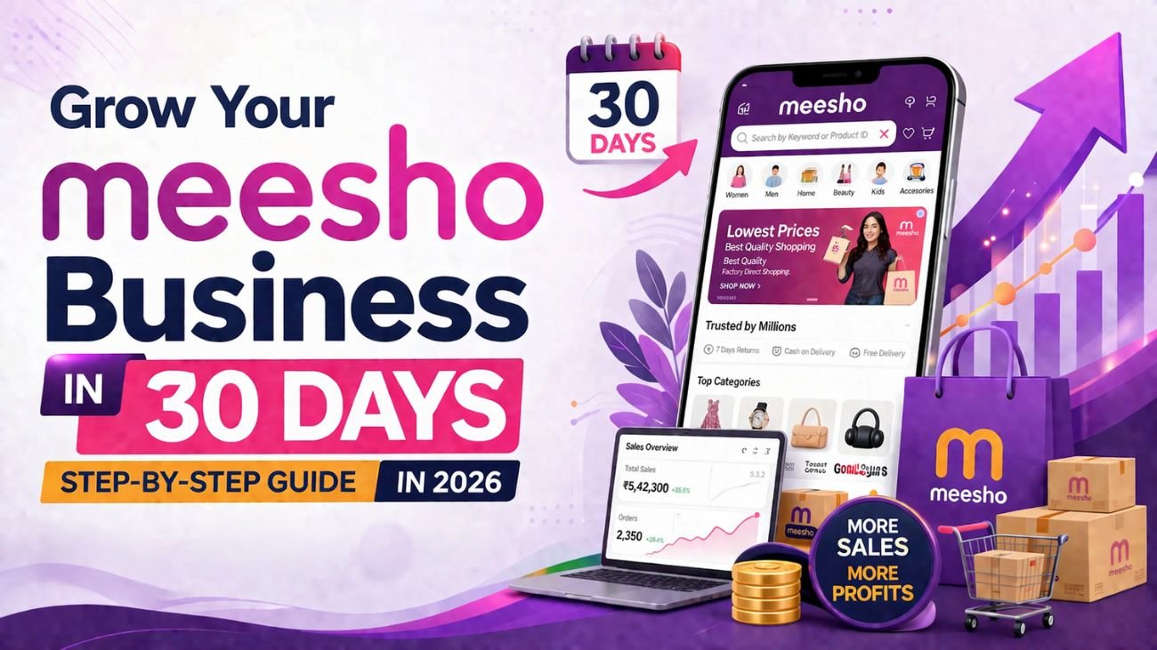 Grow Your Meesho Business in 30 Days | Step-by-Step Guidance