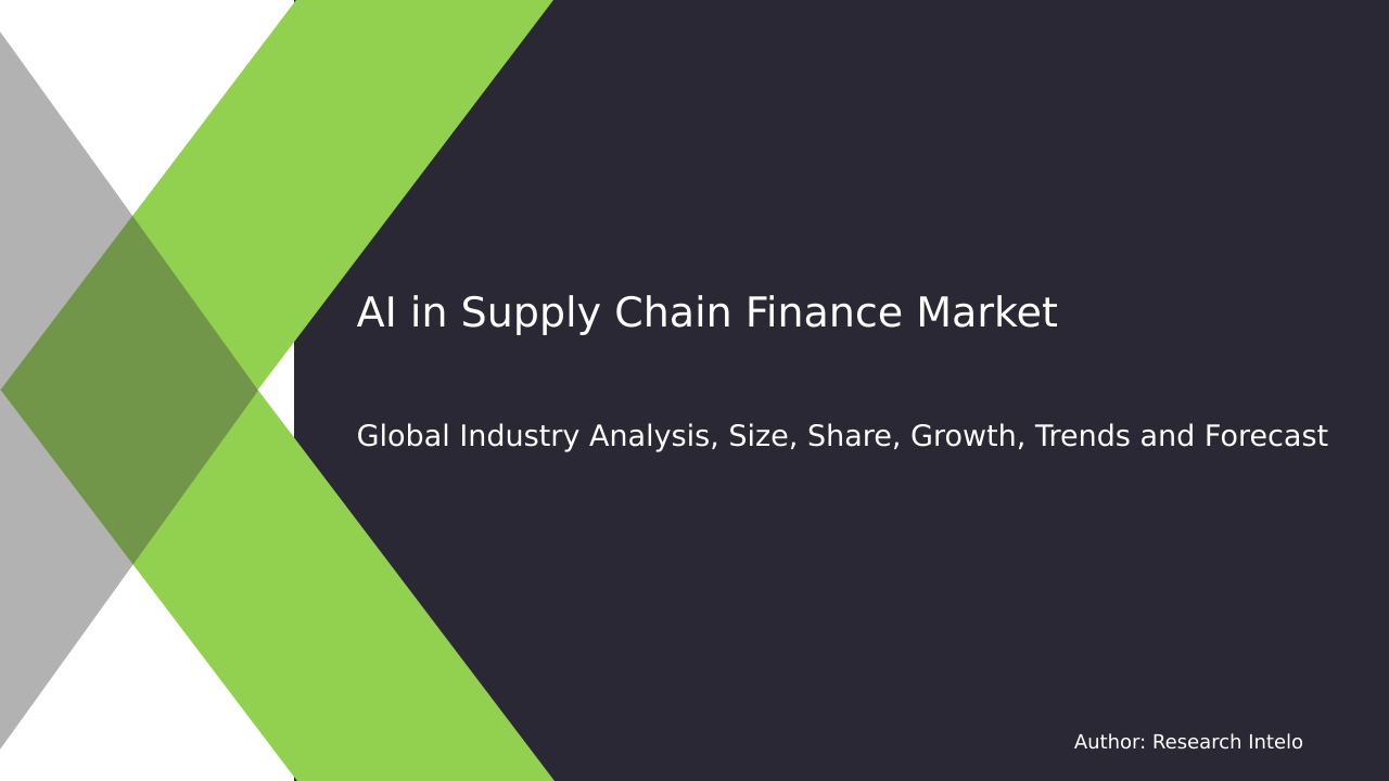 AI in Supply Chain Finance Market Research Report 2033
