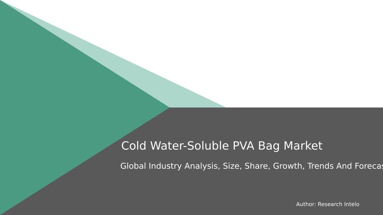 Cold Water-Soluble PVA Bag Market Research Report 2033