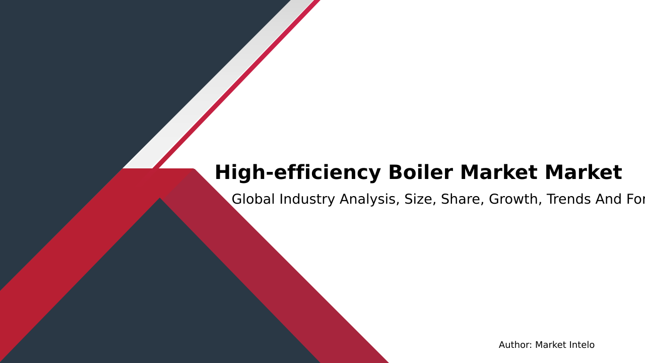 High-efficiency Boiler Market Research Report 2033