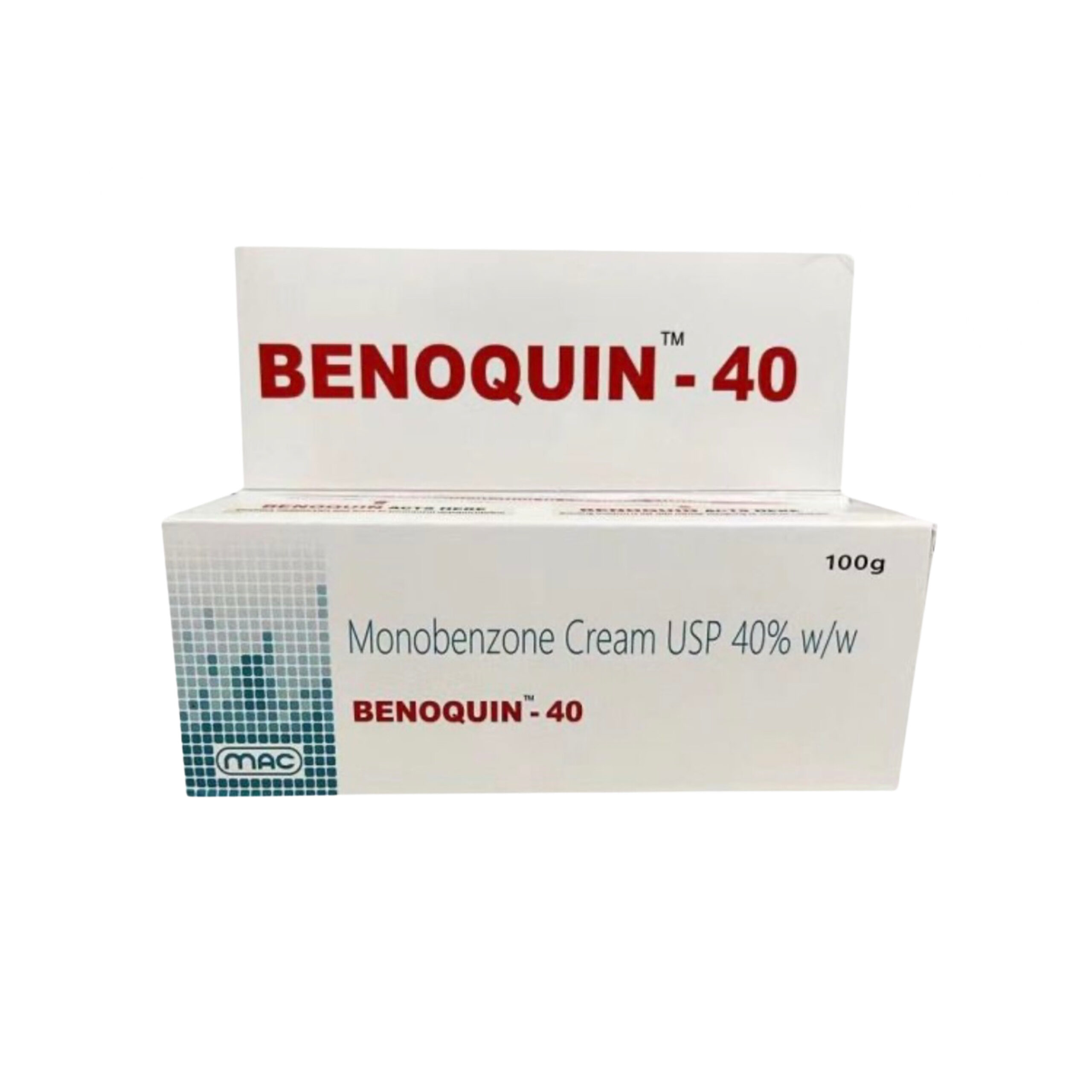 Benoquin monobenzone cream USP 40% w/w Tube 100g In Dubai -